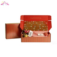 Boîtes cadeaux rigides en carton ivoire recyclé, impression personnalisée de luxe, avec insert, pour emballage de fleurs.