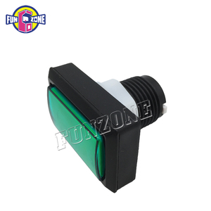 Máy chơi trò chơi nút hình chữ nhật 33*50 với nút đèn chuyển màu trắng với Đèn khung DC12V 3A - Product Image 2