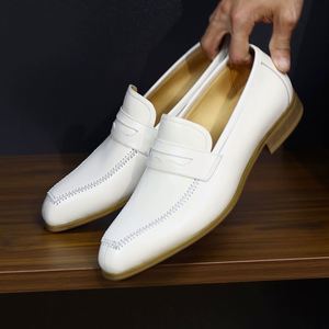 Mocassins pour hommes de style britannique en cuir véritable, décontractés et habillés, à lacets, respirants, légers, avec semelle extérieure en caoutchouc résistante à l'usure - Product Image 6