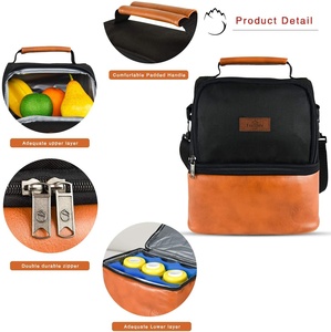 Biberón de doble capa para el cuidado de la salud, bolsa de transporte reutilizable para el cuidado de la madre lactante, soporta hasta 6 botellas - Product Image 3