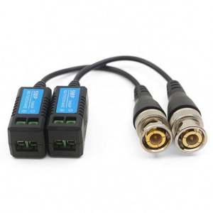 1 çift HD 1080P <span class=keywords><strong>Video</strong></span> <span class=keywords><strong>Balun</strong></span> bükümlü çift verici bağlayıcı <span class=keywords><strong>Video</strong></span> Baluns 1 kanal için HD-TVI/CVI/AHD - Product Image 2
