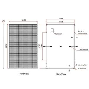 Panel Solar <span class=keywords><strong>Trina</strong></span> TSM-NEG9R.25 430-455W, Módulo Monocristalino de Doble Vidrio <span class=keywords><strong>Trina</strong></span> Vertex S+ de 430 435 440 445 450 <span class=keywords><strong>455</strong></span> Vatios en Shanghái - Product Image 3