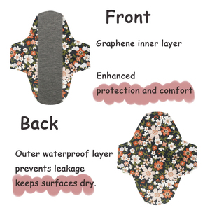 <span class=keywords><strong>Serviettes</strong></span> <span class=keywords><strong>hygiéniques</strong></span> en <span class=keywords><strong>coton</strong></span> réutilisables pour femmes, <span class=keywords><strong>serviettes</strong></span> menstruelles à ailes, super absorbantes <span class=keywords><strong>lavables</strong></span>, 22x28cm, vente en gros - Product Image 4