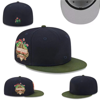 Nueva Gorra de Béisbol con Bordado 3D, Estilo Deportivo, 6 Paneles, Visera Plana, Gorra Hip-Hop para Protección Solar