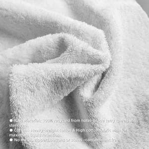 Paños de Limpieza Blancos de Algodón 100%, Reutilizables, Súper Absorbentes de Agua y Aceite, para Uso Industrial y Reciclaje - Product Image 4