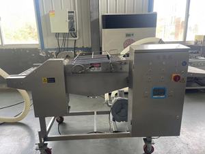 Boules de crevettes et hamburgers de pépites de poulet multifonctionnelles d'usine Machine d'enrobage continue de viande - Product Image 6