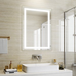 Hôtel Salle De Bains Étanche MP3 Bluetooth IP44 Cadre Rétro-Éclairé <span class=keywords><strong>Coiffeuse</strong></span> avec Miroir Éclairé Miroir De Maquillage - Product Image 3