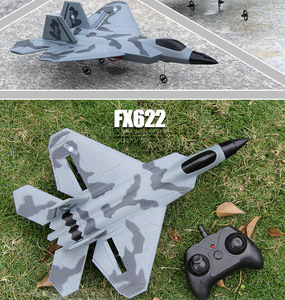 Avión Planeador a Control Remoto, Modelo F22, 2.4G, 3 Canales, 200m de Distancia, Listo para Usar, con Cargador y Baterías para Niños - Product Image 3