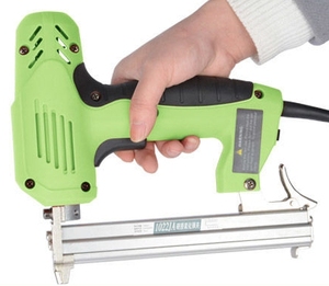 Pistola Clavadora Neumática Industrial 2 en 1 para Madera, Sofás y Marcos, con Grapas Rectas y Fuertes - Product Image 2