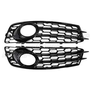2 pièces Grille de phare antibrouillard avant en nid d'abeille pour Audi A3 8P S-Line 2009-2012 8P0807682 - Product Image 3