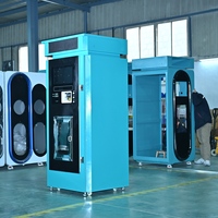Dispensador de Agua Metálico Inteligente de Alta Calidad para Exteriores, con Sistema de Autoservicio, Operado con Monedas, Tarjetas IC y SDK, Estación Expendedora de Agua Pura