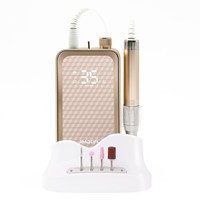 Vente en gros OEM, machine à ongles sans fil avec logo personnalisé, perceuse à ongles sans fil rechargeable, lime à ongles électrique professionnelle pour la beauté des ongles