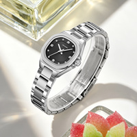 Montre Femme SKMEI 9408, Classique et Tendance, Bracelet en Acier Inoxydable, Boîtier Carré en Alliage, Montre à Quartz Lumineuse Exquise pour Femme et Fille, Idéale comme Cadeau