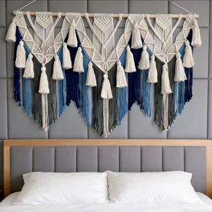 Factory Customized Handmade Cotton Boho <b>Wall</b> <b>Decor</b> Dye Macrame Eco-Friendly High Quality <b>Large</b> Bohemian <b>Wall</b> Hanging - Product Image 3