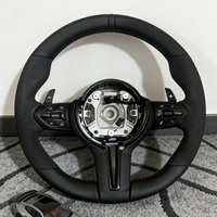 Volant en cuir pour BMW Série 3, Série 5, M3, M5, M6, F10, F15, F12, F16, F20, F25, F26, F30, F31, F32, F35, F36, F80, E70, E71, E90, E91, X5, X3