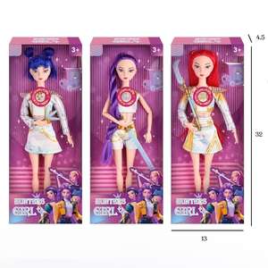 Muñeca articulada <span class=keywords><strong>de</strong></span> 11.5 pulgadas con luces, música y <span class=keywords><strong>canción</strong></span> temática, grupo <span class=keywords><strong>de</strong></span> chicas cazadoras K, figura <span class=keywords><strong>de</strong></span> juguete. - Product Image 5