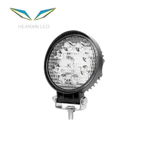 Lampe de travail à LED pour véhicule tout-terrain, 4 pouces, 27W, 4x4, ATV, camion, chariot élévateur, phare pour voiture, 4x4, SUV, ATV, chariot élévateur