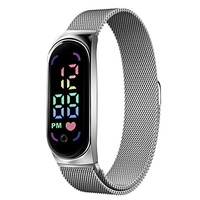 Montre-bracelet LED tendance pour femme, vente chaude 2025, montre de sport étanche, bracelet numérique tactile
