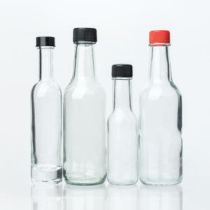 Bouteille de <span class=keywords><strong>ketchup</strong></span> de sauce en verre de haute qualité Bouteille en verre de <span class=keywords><strong>ketchup</strong></span> de forme ronde <span class=keywords><strong>fantaisie</strong></span> de haute qualité pour sauce - Product Image 2