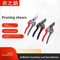 Zware snoeischaar voor tuinieren, fruitbomen snoeien, bloemstukken & takken knippen - V3 Model Rood/Zwart/Grijs