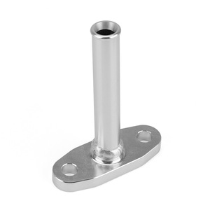 Kit de Brida de Retorno de Drenaje para Turbocompresor de Aluminio, Conector de Manguera de 5/8 Pulgadas, Orificio M8 de 51mm, Para Reemplazo y Reparación - Product Image 1