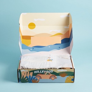 Boîtes d'empilement de papier ondulé imprimé offset noir Offre Spéciale Emballage d'encens de bougie en relief haut de gamme avec des matériaux recyclés - Product Image 3