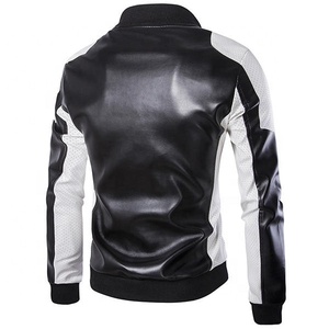 Chaqueta de cuero de cordero para hombre, chaqueta de cuero de cordero negro a la moda, chaqueta de cuero de Pakistán de inspire apparel - Product Image 2