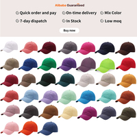 Gorra de Béisbol Deportiva Sin Estructura, de Algodón Lavado, Lisa, Suave, de 40 Colores, Envío Rápido