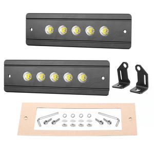 Barre lumineuse LED tout-terrain 12V 50W à faisceau hyper spot de 8 pouces, lumière blanche, montage encastré pour pare-chocs, pour camionnettes - Product Image 6