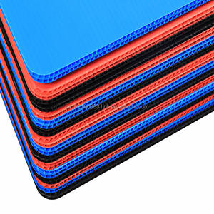 4mm 4x8 Coroplast पीपी छत्ते बोर्ड नालीदार प्लास्टिक Corriflute शीट अस्थायी मंजिल संरक्षण Polionda चादरें - Product Image 1