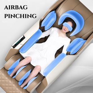 كرسي تدليك كهربائي فاخر بتصميم جديد ومسار رباعي الأبعاد قابل للانحناء مع انعدام الجاذبية، للاستخدام المنزلي لكامل الجسم، مزود بتقنية شياتسو وموسيقى وتحكم هزاز - Product Image 2