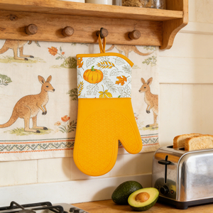 Ensemble de gants et de mitaines de cuisson en silicone imperméables pour la maison, avec doublure en coton, lavables au lave-vaisselle, logo personnalisé pour une utilisation en cuisine - Product Image 1