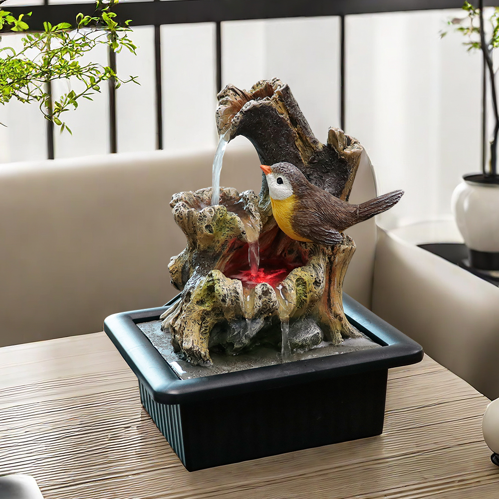 Shop Online Bird Tabletop Fountain Customizable & Durable Resin