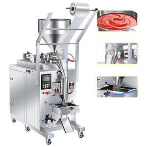 Nieuwste Verticale Sachet Verpakkingsmachine Voor Ketchup Mayonaise Garnalenpasta Saus Automatische Zak Vulling Afdichting 126 Karakters - Product Image 4