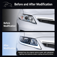 Feux de voiture LED 12V modifiés pour 2009-2011 pour clignotants et blocs optiques 35W 5500 Lumens