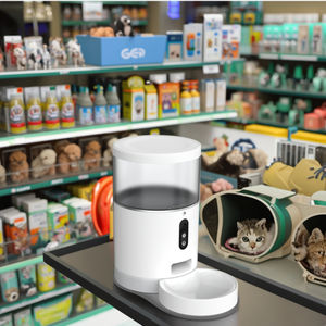 Tuya Intelligent Portable Intérieur WiFi Smart Chat/Chien Mangeoire Chronométrée Vidéo Fait En Plastique Charge Source D'alimentation 4L Automatique Pet Feeder - Product Image 2