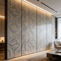 Panneau mural en marbre brillant avec revêtement UV 1220x2440mm, panneau mural en PVC imitation marbre pour décoration intérieure