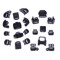 Accessoires pour poussettes en gros, boucle de poussette pour bébé en plastique de 25 mm, 3-5, boucle centrale à dégagement rapide, boucle de ceinture de sécurité