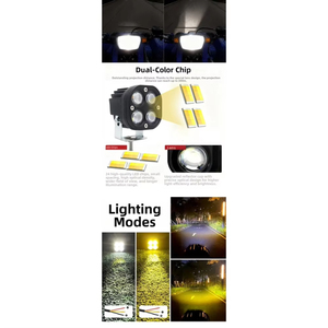 ไฟหน้าจักรยาน LED 60V 48V ไฟแบตเตอรี่กันน้ำ ระบายความร้อน ไฟเลี้ยว ไฟท้าย อุปกรณ์เสริม - Product Image 3