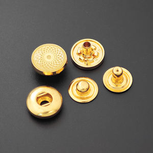 Factory Sale 4 Part Shirt <b>Press</b> <b>Stud</b> Snap Buttons Zinc Alloy Custom Brand Logo Garment Accessories - Product Image 2