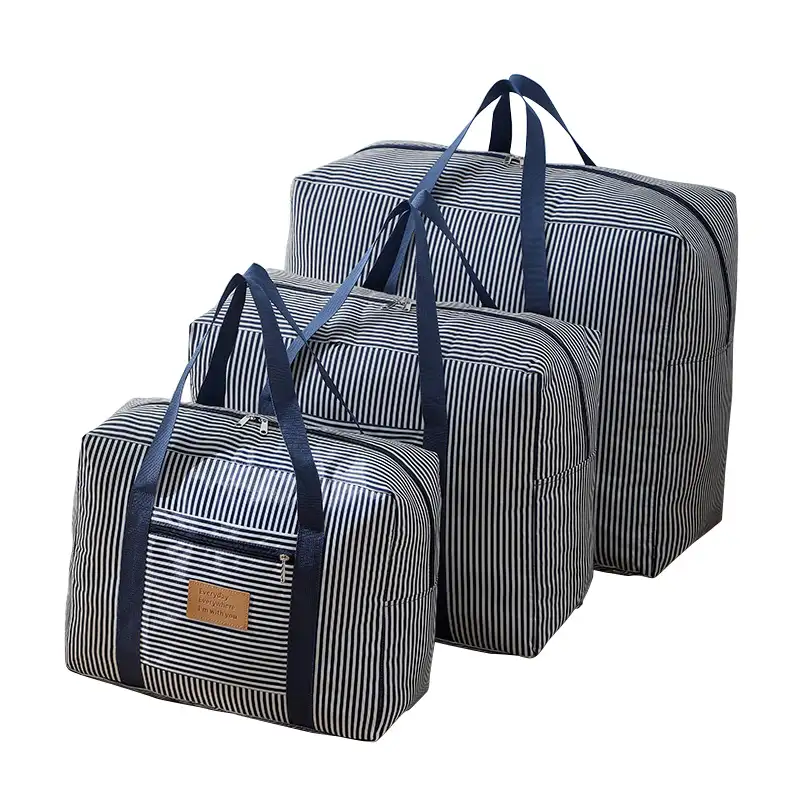Édredon domestique en tissu Oxford, sac de rangement pour couette, sac de triage de vêtements de grande capacité, sac polochon d'emballage mobile