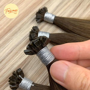 Fasimei, <span class=keywords><strong>productos</strong></span> de cabello humano virgen de alta calidad, extensión de cabello de punta plana, extensiones de cabello europeas - Product Image 3