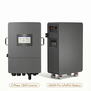 ชุดอินเวอร์เตอร์โซลาร์เซลล์ครบชุด 48V 51.2V 5KW 10KW 20KW 30KW 60kwh/วัน ระบบสำหรับบ้าน แบตเตอรี่โซลาร์เซลล์ Lifepo4 ระบบพลังงานแสงอาทิตย์ - Product Image 1