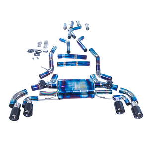 BMW M340i Drei-Liter-Titan-Mittel- und Heckauspuff Zentraler Schalldämpfer Doppelventile Vierfach-Carbonspitzen Großhandelsangebot - Product Image 3