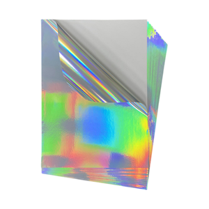 Лучшая струйная печать 8,5x11 дюймов A4 Размер Водонепроницаемый струйный виниловый голографический стикер бумага - Product Image 5