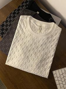 T-shirt <span class=keywords><strong>Bianca</strong></span> di Alta Qualità a Collo Tondo e Maniche Corte per Uomo, Nuova Tendenza Estate 2025, Top Casual a Mezza Manica - Product Image 2