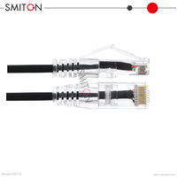 0.5FT 1FT 3FT 7FT Cat6 Utp Cable de parche Delgado 28AWG 30AWG Cable de parche delgado para ahorrar espacio
