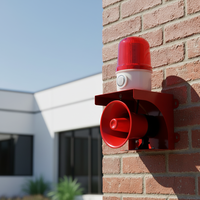Alarme sonore et lumineuse à détecteur de présence humaine, infrarouge, antivol, volume réglable, haut-parleur à diffusion vocale