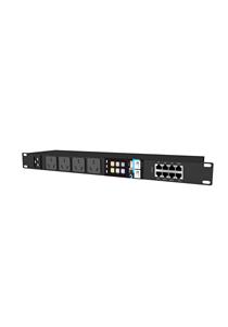 PDU <span class=keywords><strong>Ethernet</strong></span> per Rack 4 Porte 10A Standard Nazionale, Unità di Distribuzione Elettrica Intelligente con IO MQTT SNMP MODBUS - Product Image 4