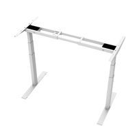 Cadre de bureau réglable en hauteur à double moteur, ergonomique et intelligent, en acier inoxydable, à 3 niveaux, pour bureau moderne